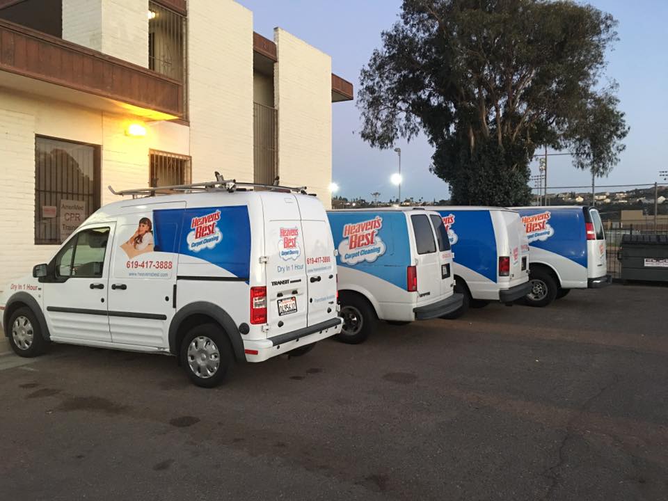 Heaven's Best Carpet Cleaning San Diego CA Vans